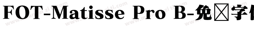 FOT-Matisse Pro B字体转换